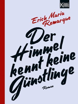 cover image of Der Himmel kennt keine Günstlinge